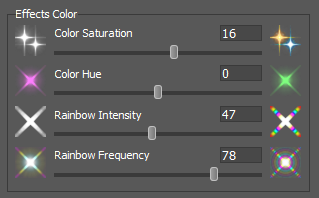 Effects Color control group