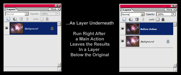 [Split Your Action Results into After and Before Layers to Enable Sophisticated Mixing.]