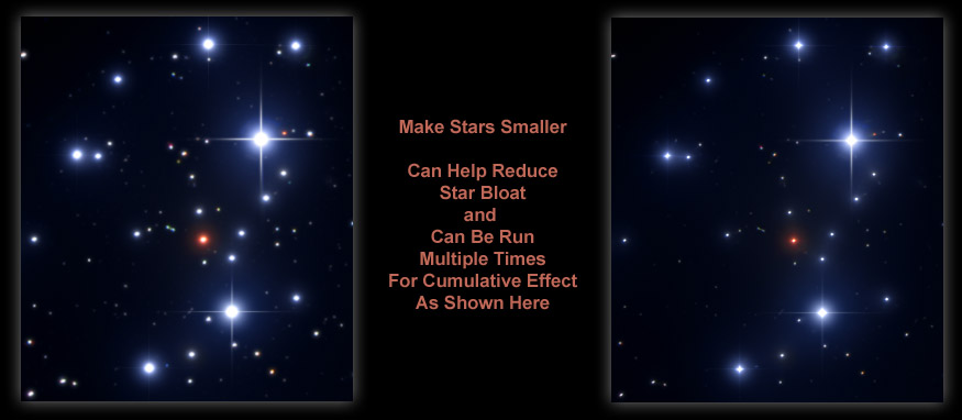 [Star size reduction.]