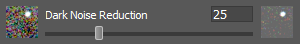 Dark noise reduction (N) - Set the level of the dark noise reduction in the background of the image