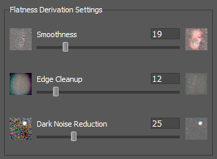 Flatness Derivation Settings