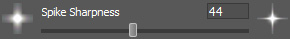 Spike Sharpness (S) - Sets the fuzziness or sharpness of the Primary Spikes