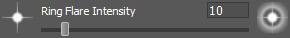 Ring Flare Intensity (G) - Sets the brightness of the Ring Flare around highlights