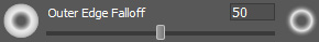 Outer Edge Falloff (F) - sets the rate at which the intensity of the outer edge of the Ring Flare falls off.
