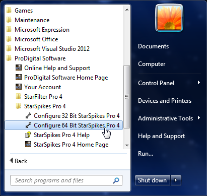 Configure Preferences Menu Item